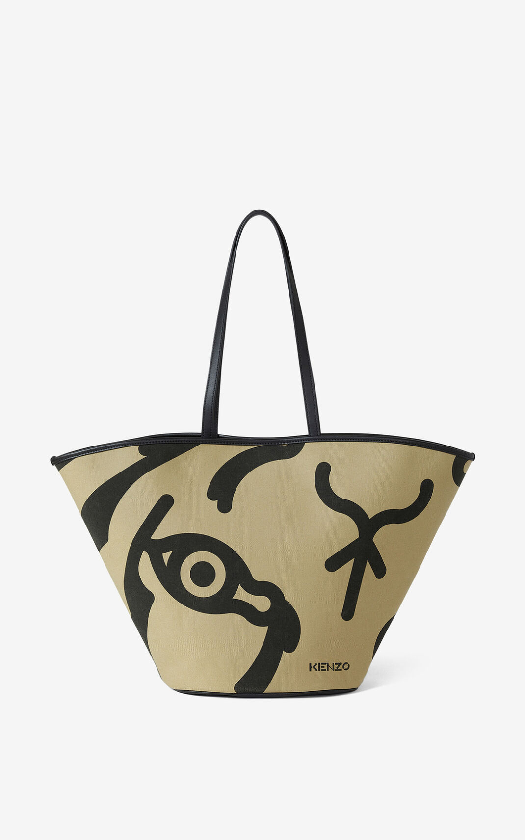 Kenzo Large Arc Mulepose Dame - Beige DK-433083